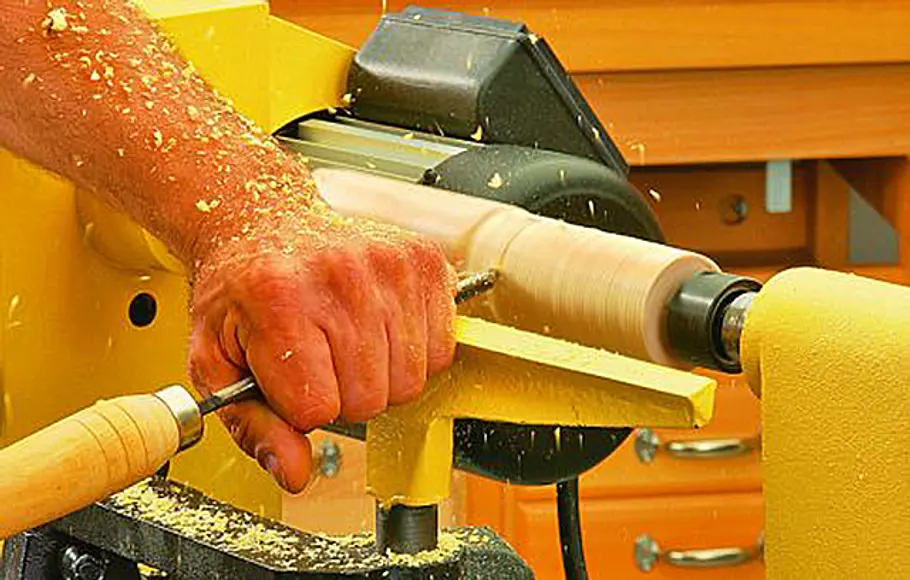 Runddrehen & abstechen Holz drechseln