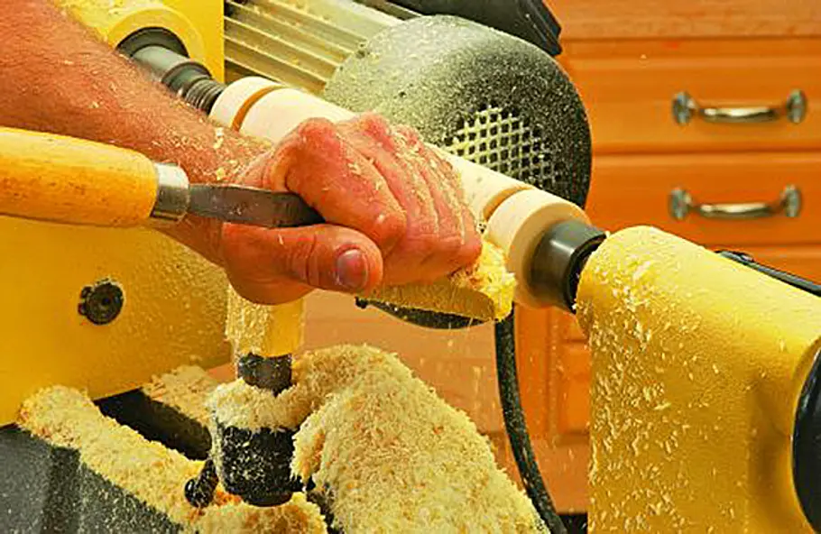 Runddrehen & abstechen Holz drechseln