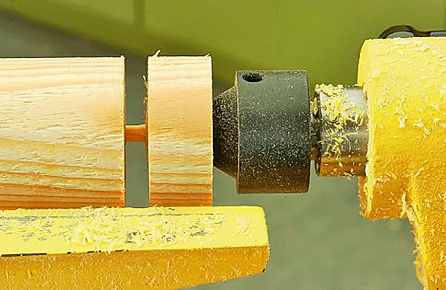 Runddrehen & abstechen Holz drechseln