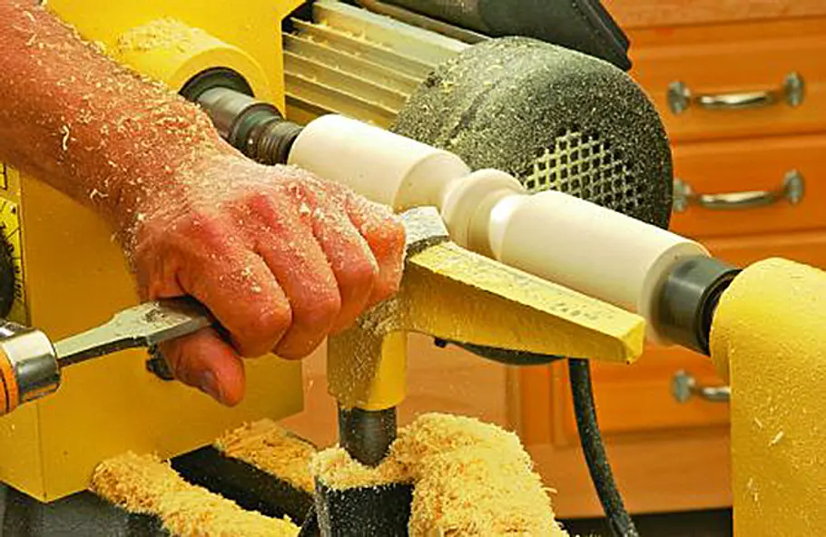 Rundstab drechseln Holz drechseln