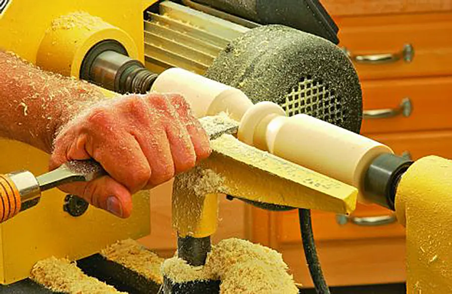 Rundstab drechseln Holz drechseln