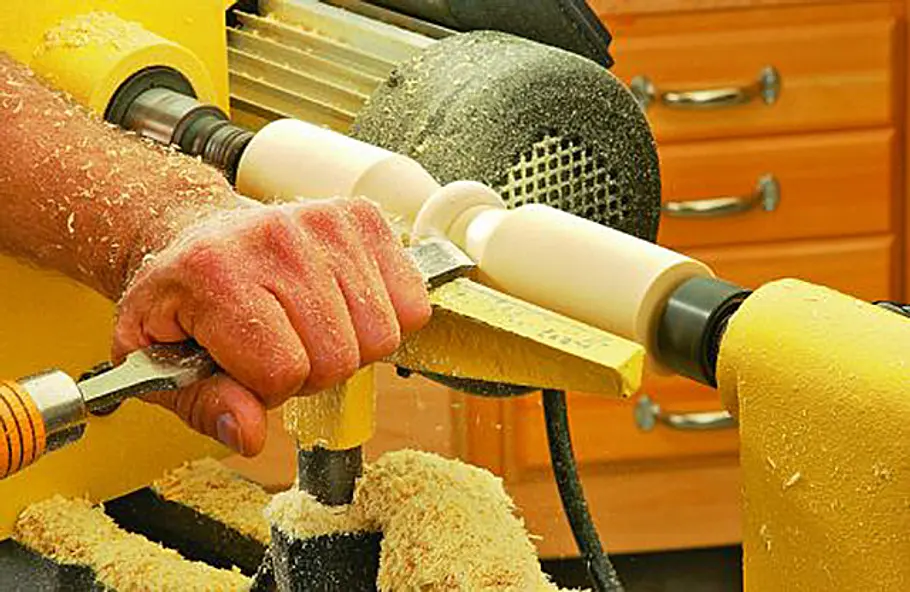 Rundstab drechseln Holz drechseln