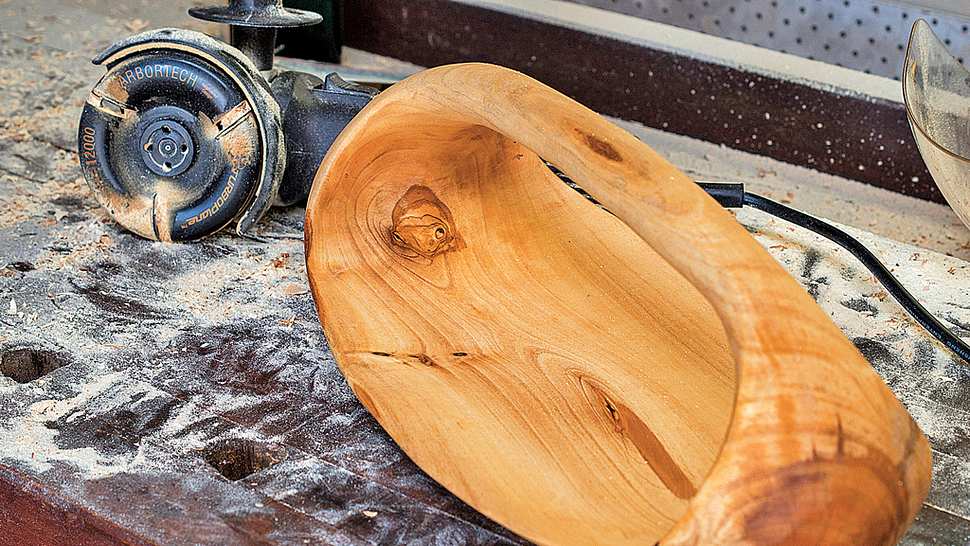 Frässcheibe: Holz frei formen