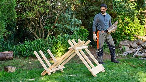 Sägebock bauen - Foto: sidm / Stihl