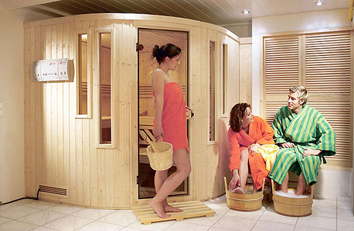 Sauna im Keller