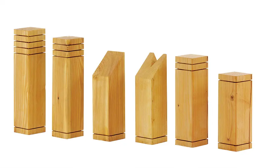 Gartenschach Gartenschach: Schachfiguren bauen