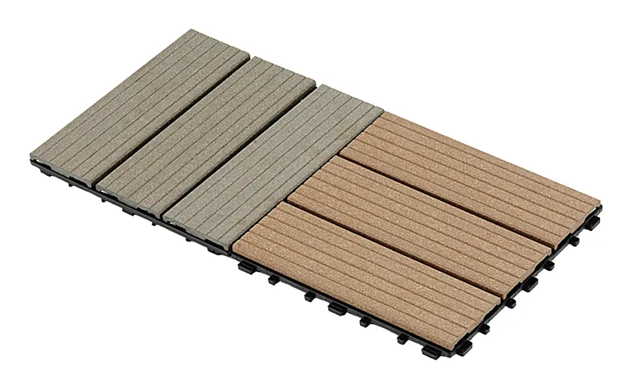 Gartenschach Gartenschach: Holzfliesen
