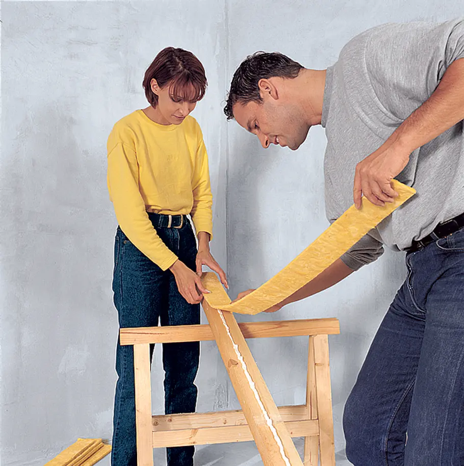 Schallschutz-Wände selber bauen Schallschutz: Anschlussprofile unterlegen