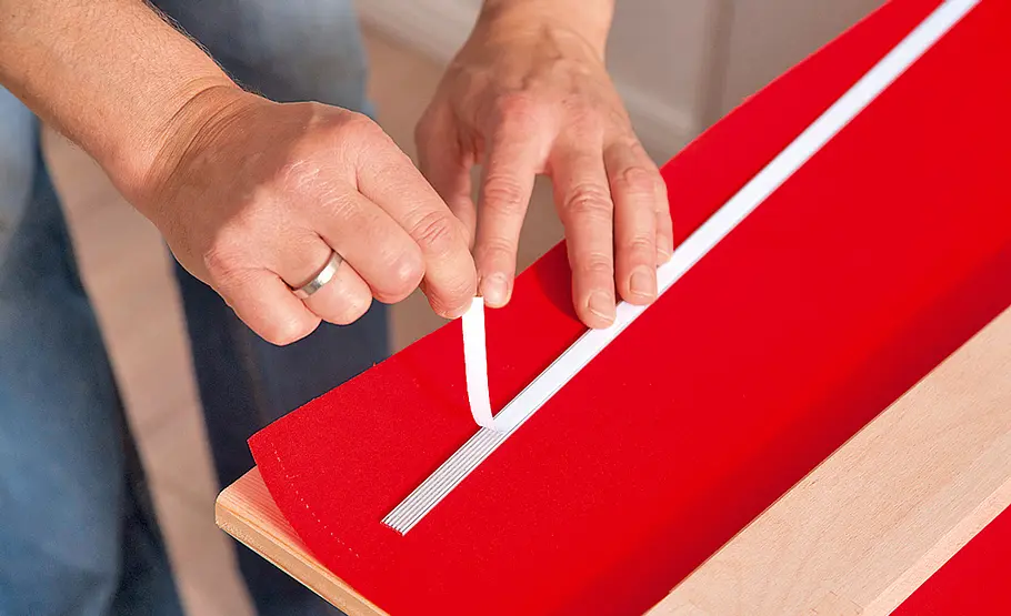 Flächenvorhang: Schritt 13 von 21 Flächenvorhang