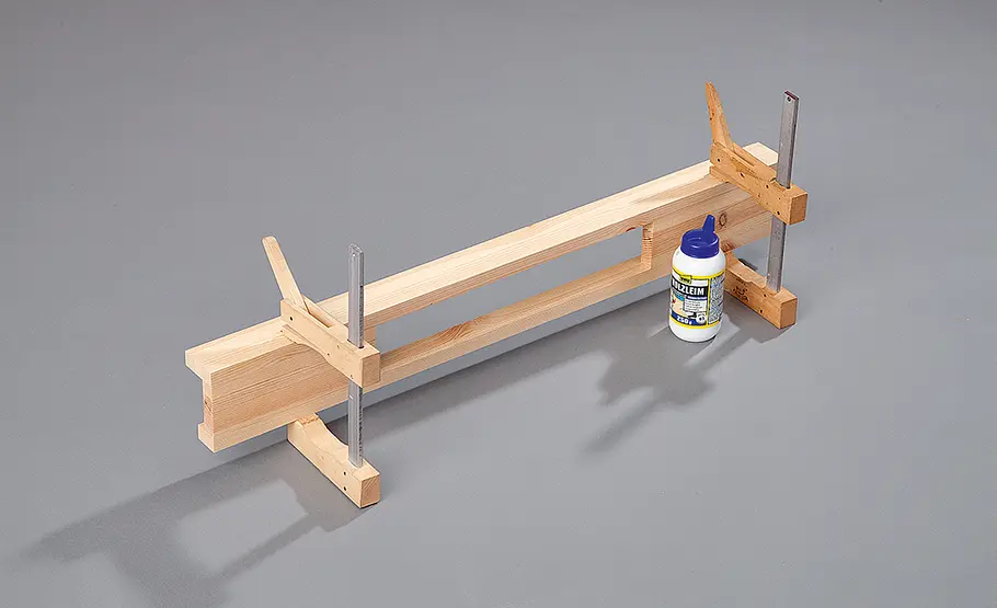 Schminktisch bauen Schminktisch: verleimen