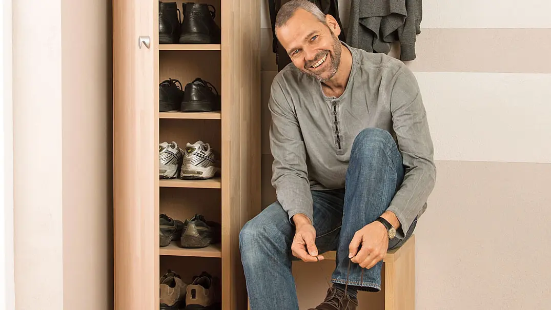 Schuhschrank schmal - Foto: sidm / DW Schuhschrank schmal - Foto: sidm / DW