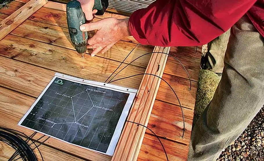 Steg anbauen: Schritt 10 von 13 Holzsteg bauen