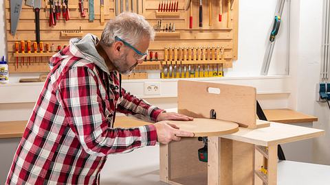 Selbst gebauter Frästisch - Foto: sidm / Michael Müller-Münker