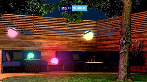 Smarte LED-Outdoor-Leuchten finden Sie bei ALDI zum Bestpreis. - Foto: Selbst.de / PR