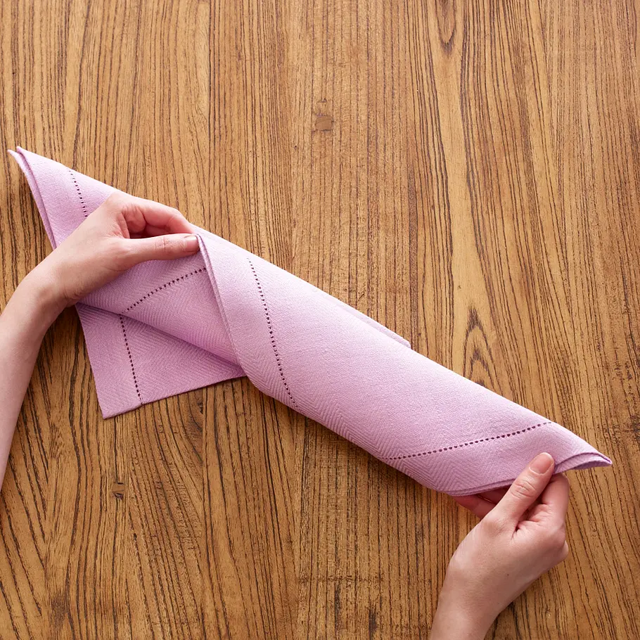 Anleitung: Servietten falten Serviette falten