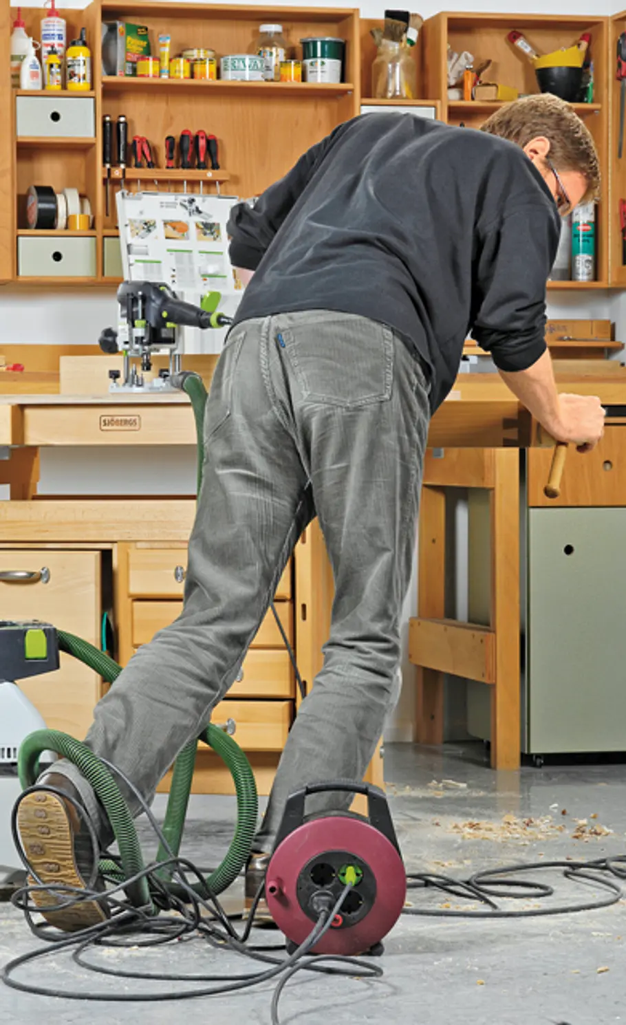 Arbeitssicherheit Arbeitssicherheit an Elektrowerkzeug