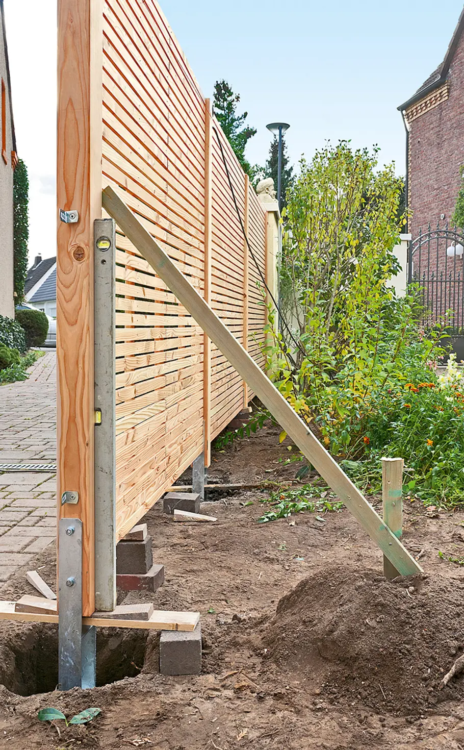 Sichtschutzzaun Holz Sichtschutzzaun Holz