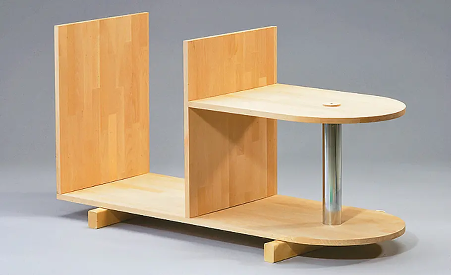 Sideboard mit Schwenktisch Sideboard: Seitenwände aufstecken