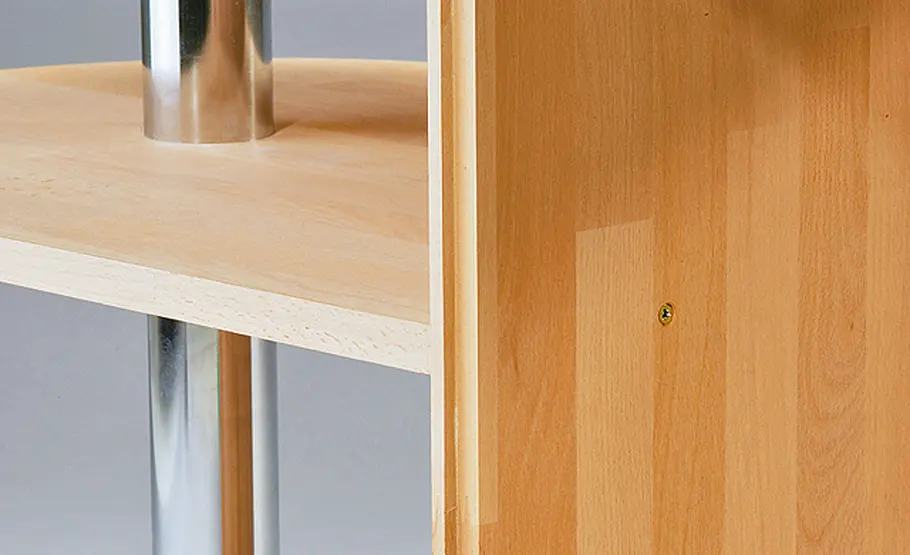 Sideboard mit Schwenktisch Sideboard: Rohr aufsetzen