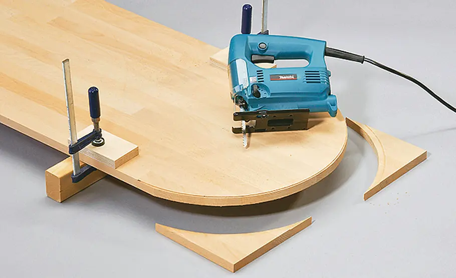 Sideboard mit Schwenktisch Sideboard: Platte runden