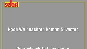 Silvester kommt  | selbst.de