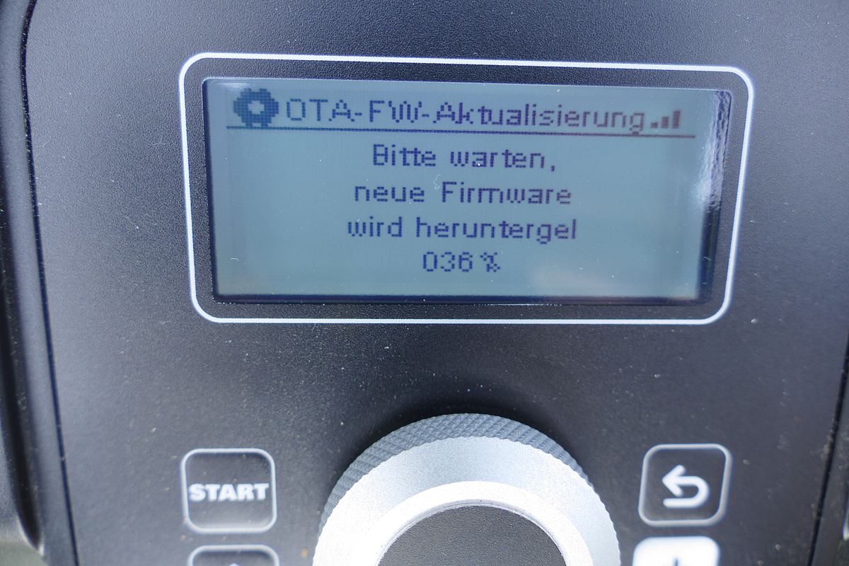 Software-Updates für Mähroboter