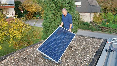 Solarmodul anschließen