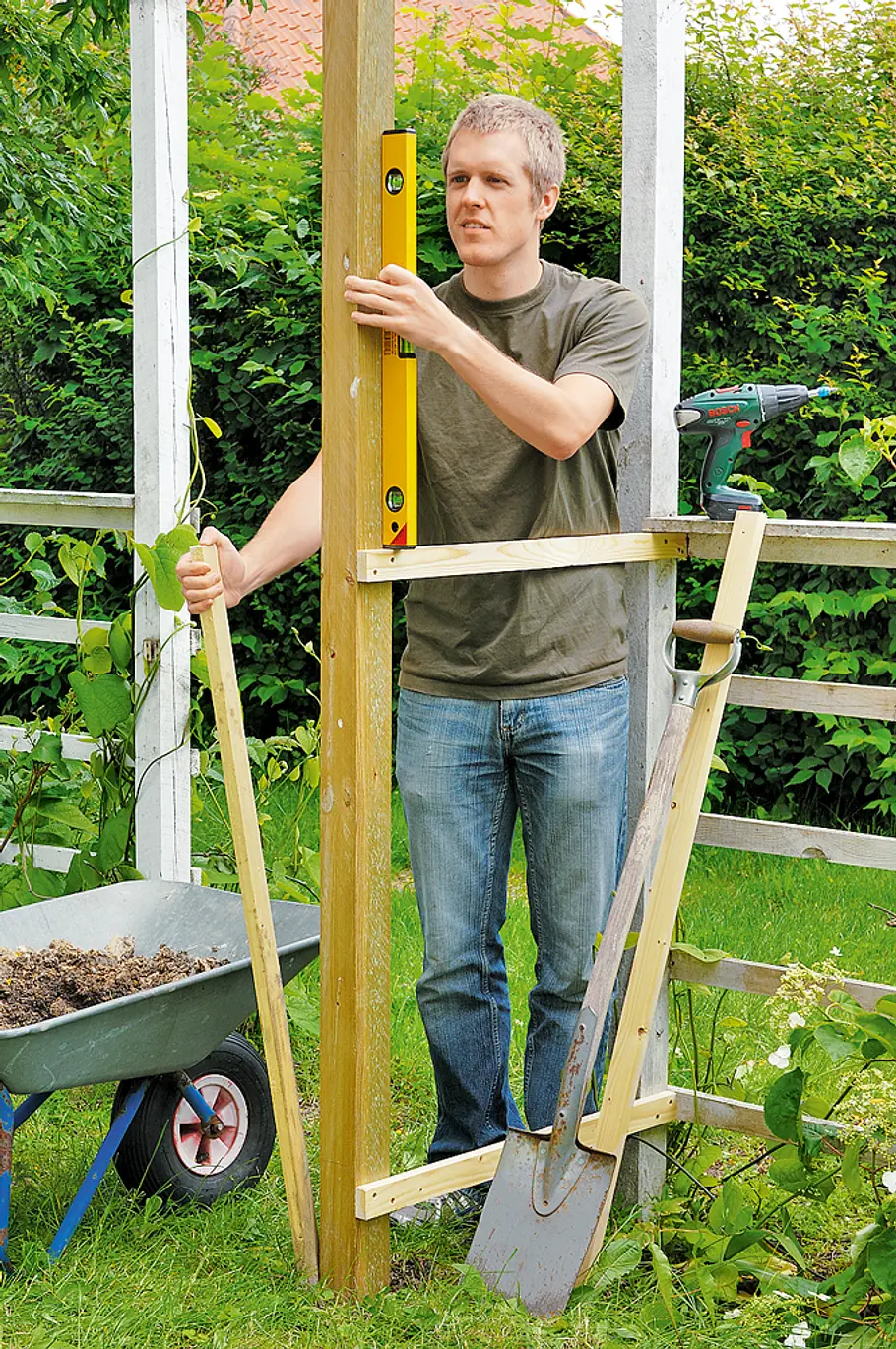Gartenpforte bauen