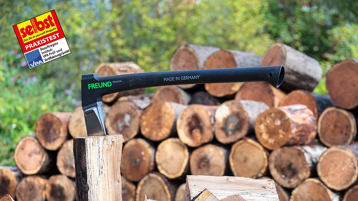 Testsieger von Fiskars im Spaltaxt-Test