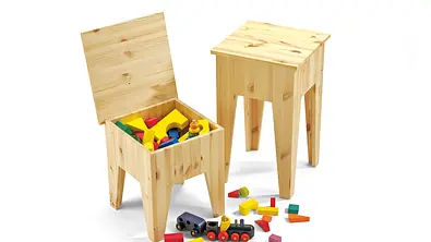 Sitzhocker bauen