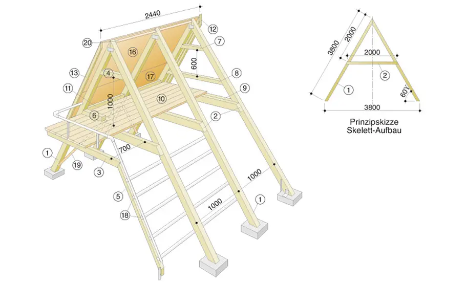 Stelzenhaus selber bauen Stelzenhaus selber bauen
