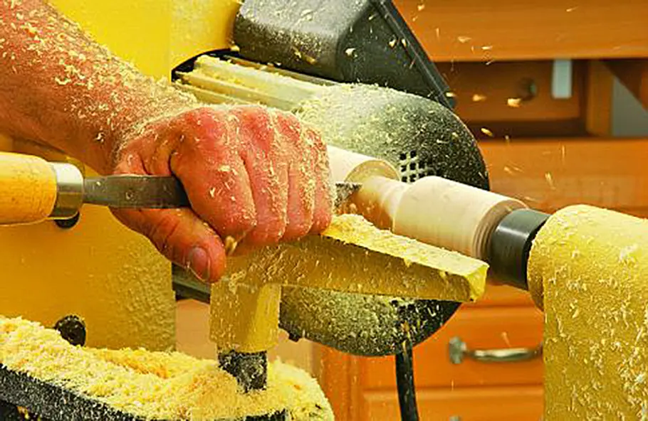 Spitze Form drechseln Holz drechseln