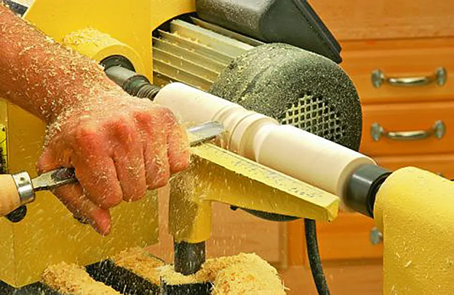 Spitze Form drechseln Holz drechseln