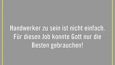 Egal ob Elektriker, Maurer oder Schreiner: Handwerker haben meistens Egal ob Elektriker, Maurer oder Schreiner: Handwerker haben meistens