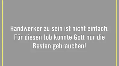 Egal ob Elektriker, Maurer oder Schreiner: Handwerker haben meistens