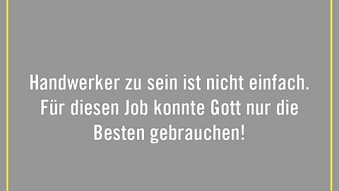 Egal ob Elektriker, Maurer oder Schreiner: Handwerker haben meistens