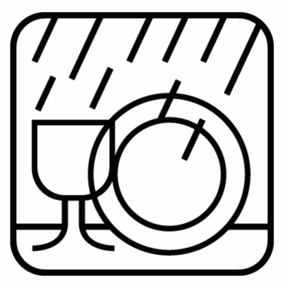 Spülmaschinengeeignet-Symbol