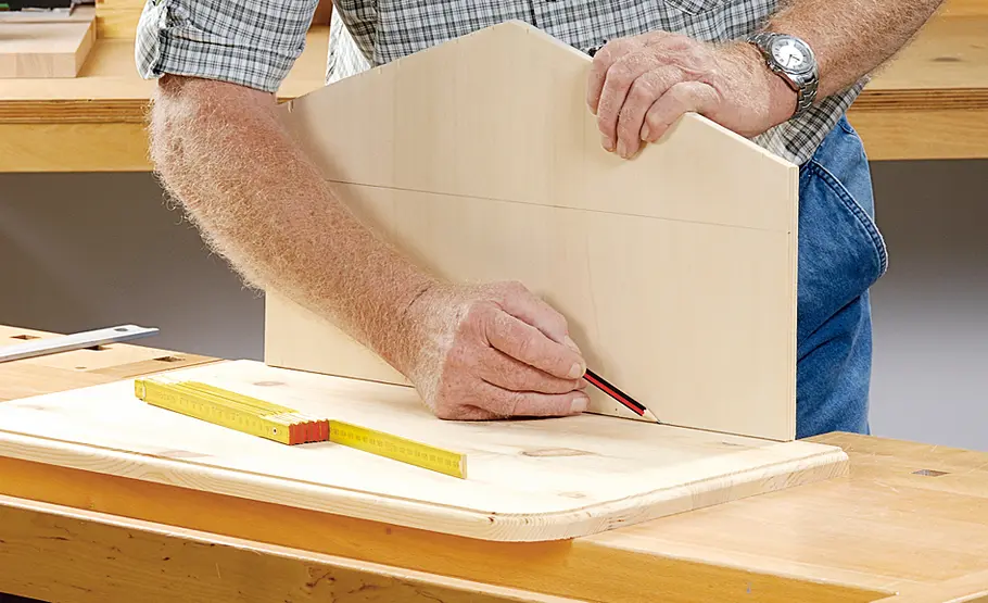 Stallkrippe bauen: Schritt 6 von 53 Rückwand anpassen