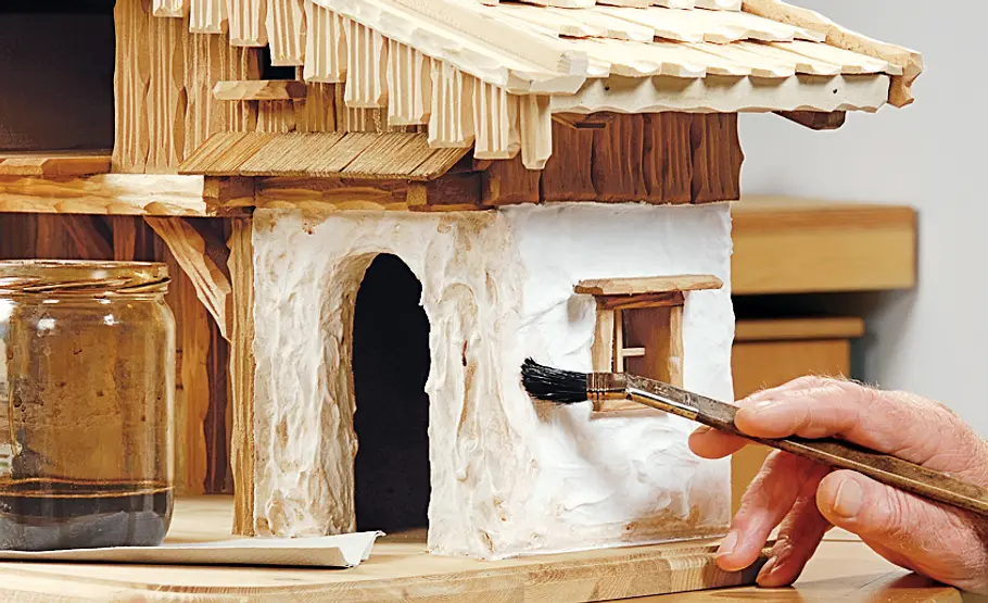 Stallkrippe bauen: Schritt 49 von 53