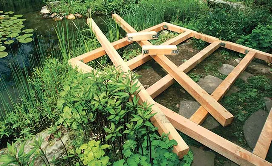 Steg bauen: Schritt 11 von 40 Position Steg festlegen