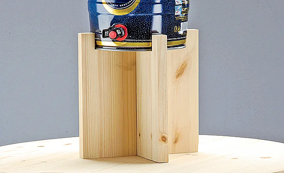 Biertisch selber bauen Stehtisch selber bauen