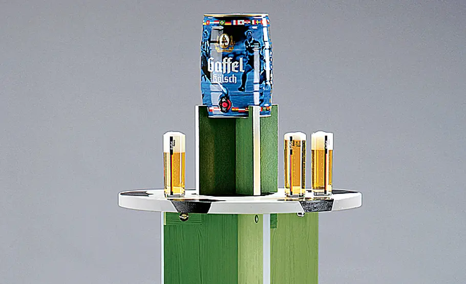 Biertisch selber bauen Stehtisch selber bauen