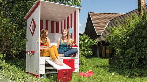 DIY-Idee: Strandkorb aus Paletten bauen