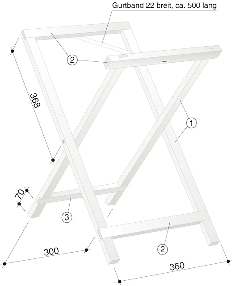 Beistelltisch & Tablett: Schritt 15 von 17 Beistelltisch mit Tablett