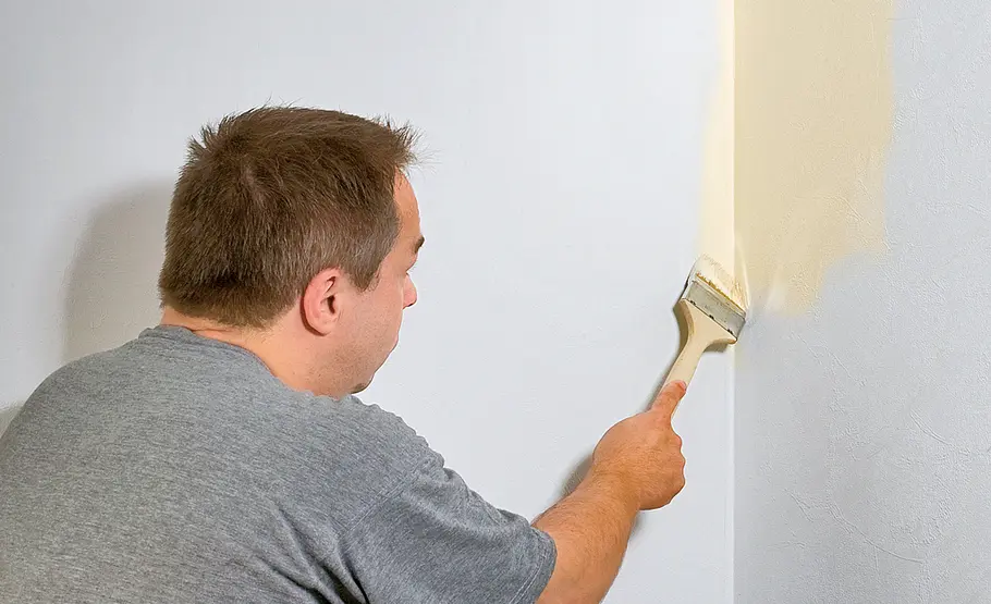 Wand anstreichen Wand tapezieren, Wand streichen