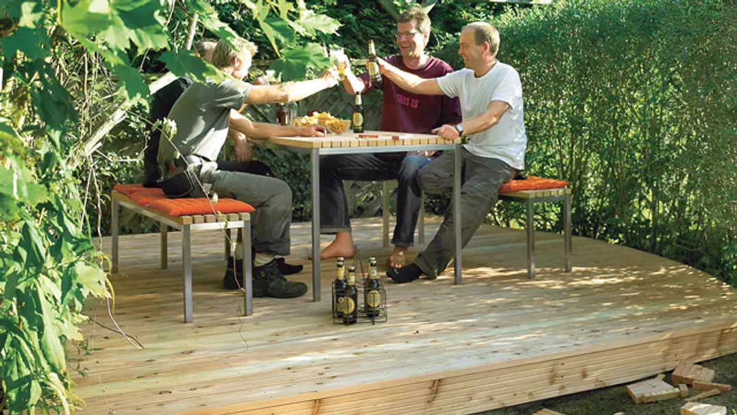 Holzterrasse bauen Holzterrasse bauen