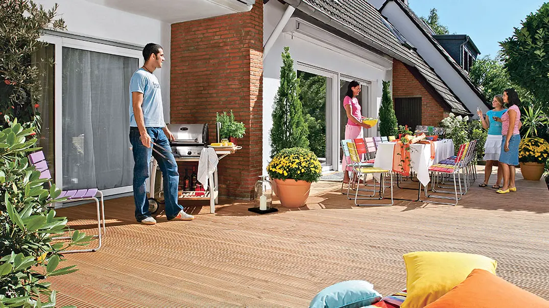 Terrassendielen verlegen - Foto: n/a Terrassendielen verlegen - Foto: n/a