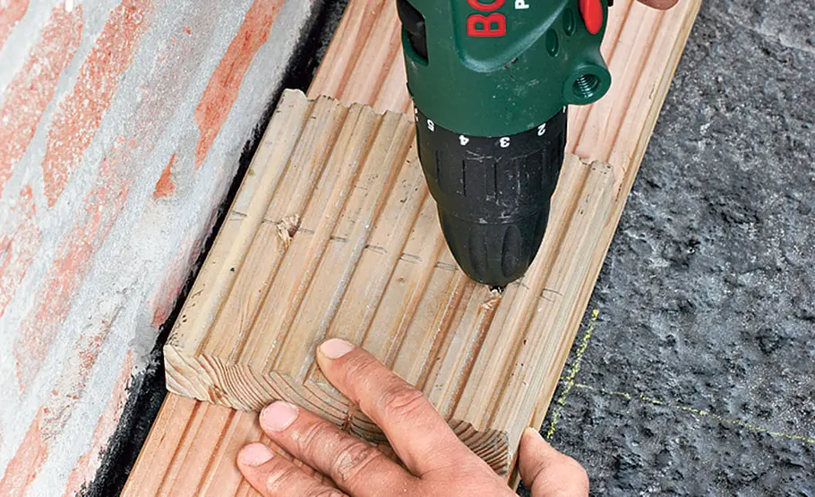Terrassendielen verlegen Terrassendielen verlegen