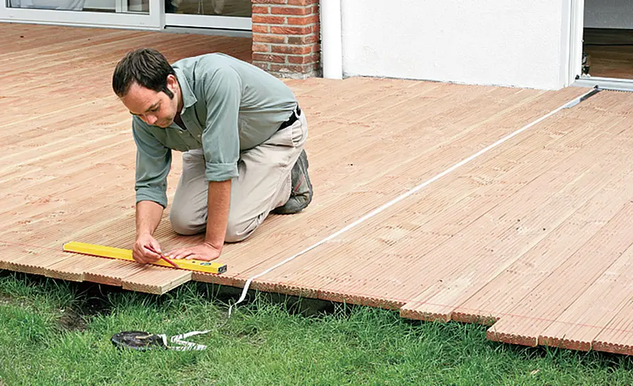 Terrassendielen verlegen Terrassendielen verlegen