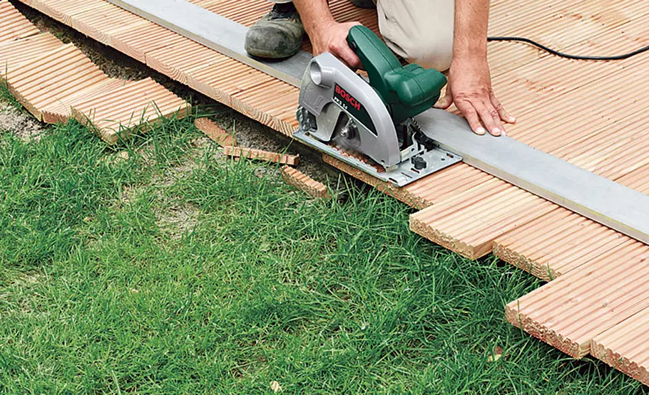 Terrassendielen verlegen Terrassendielen verlegen